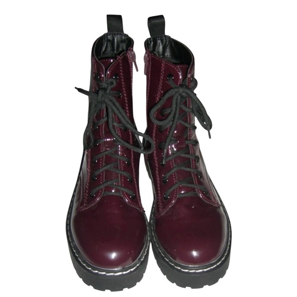 Sincerely Jules Boots Combat Glossy Grunge Goth alt egirl Punk Harley 90s Bratz - Picture 6 of 16